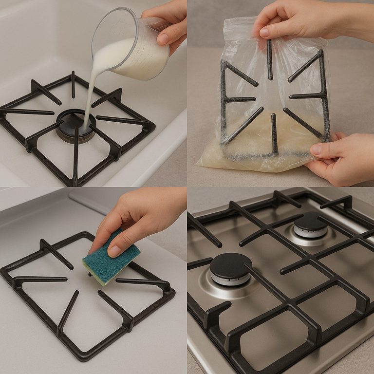 Jak łatwo wyczyścić ruszt kuchenki gazowej, aby wyglądał jak nowy?