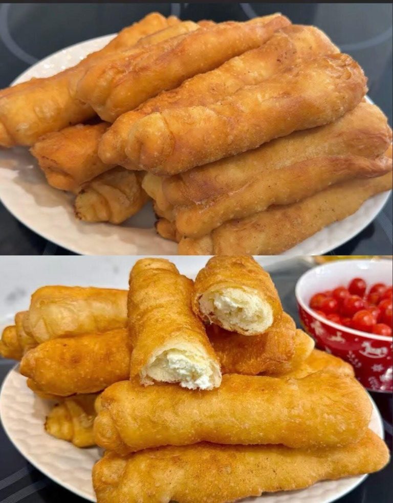 Mąka, sól i woda na te pyszne naleśniki serowe… Puszyste i miękkie jak marzenie.