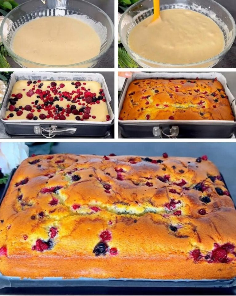 Szybkie i łatwe ciasto, gotowe w 10 minut… Idealne dla niespodziewanych gości.