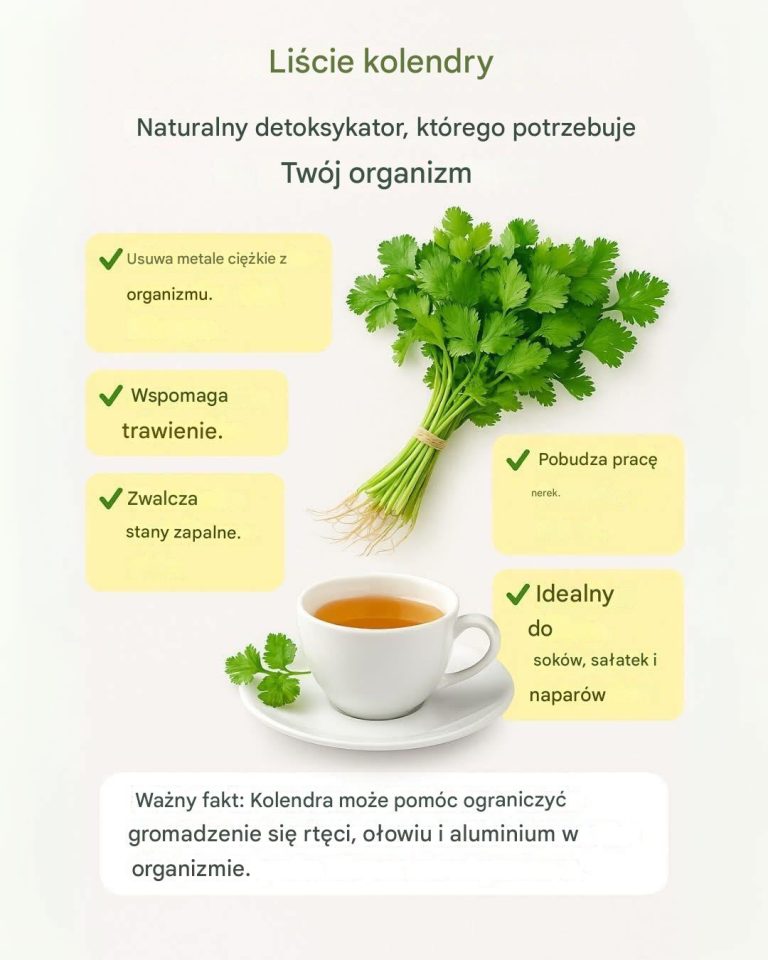 Jak przygotować herbatę z liści kolendry krok po kroku