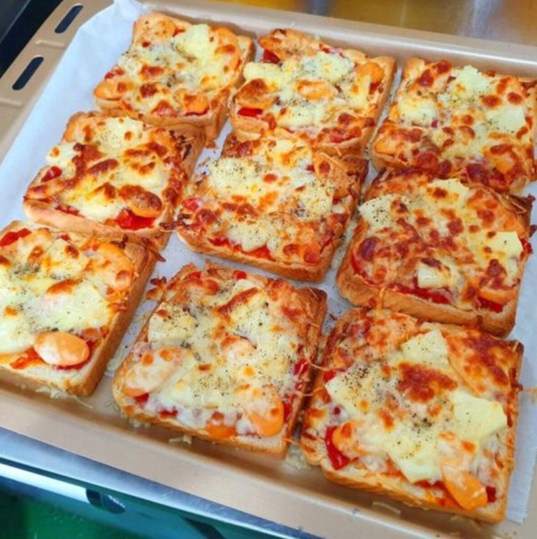 Tosty z pizzy przygotowane w 2 minuty, super szybkie i pyszne