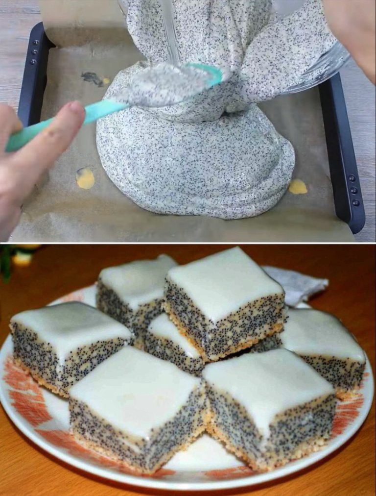 Wow, uzależnia! Ciasto twarogowe z makiem – pieczone w zaledwie 5 minut i niebiańsko pyszne