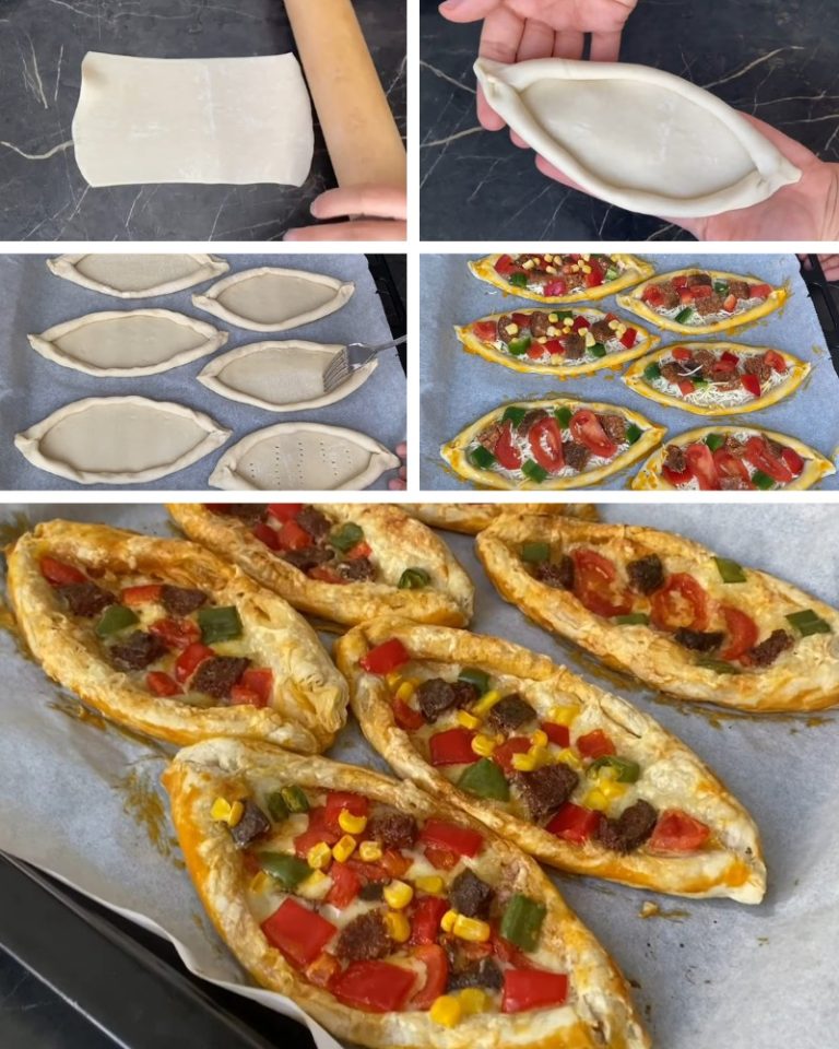 CHRUPIĄCA PITA W 5 MINUT Z CIASTEM W KSZTAŁCIE PALUSZKI