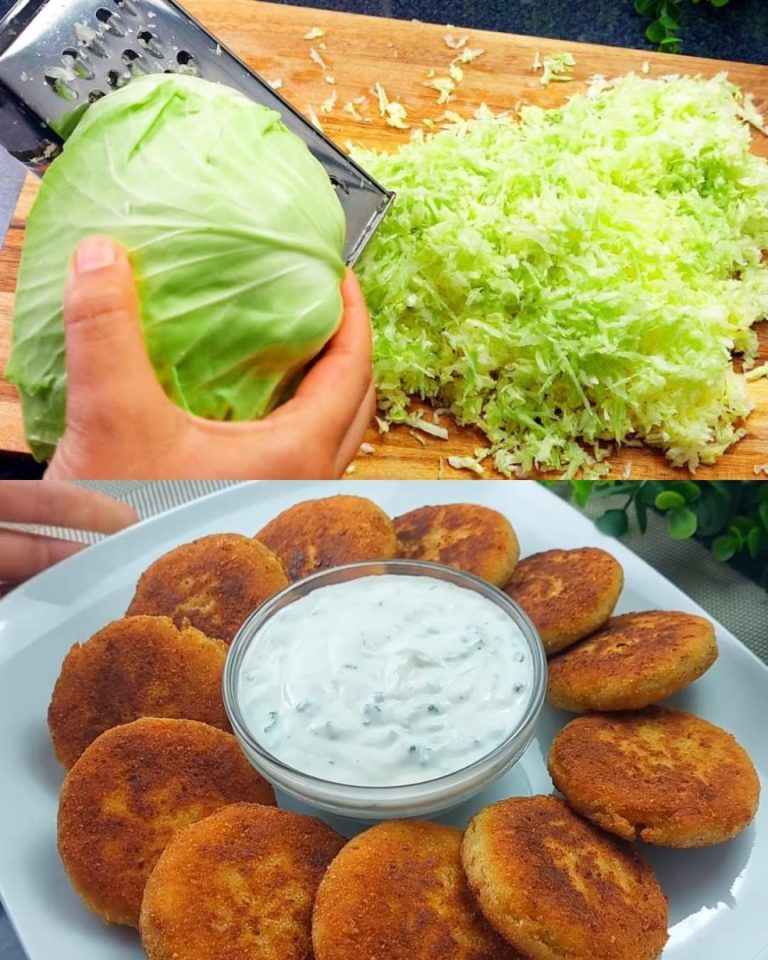 Chrupiąca kapusta zachwyca z ziołowym dipem jogurtowym