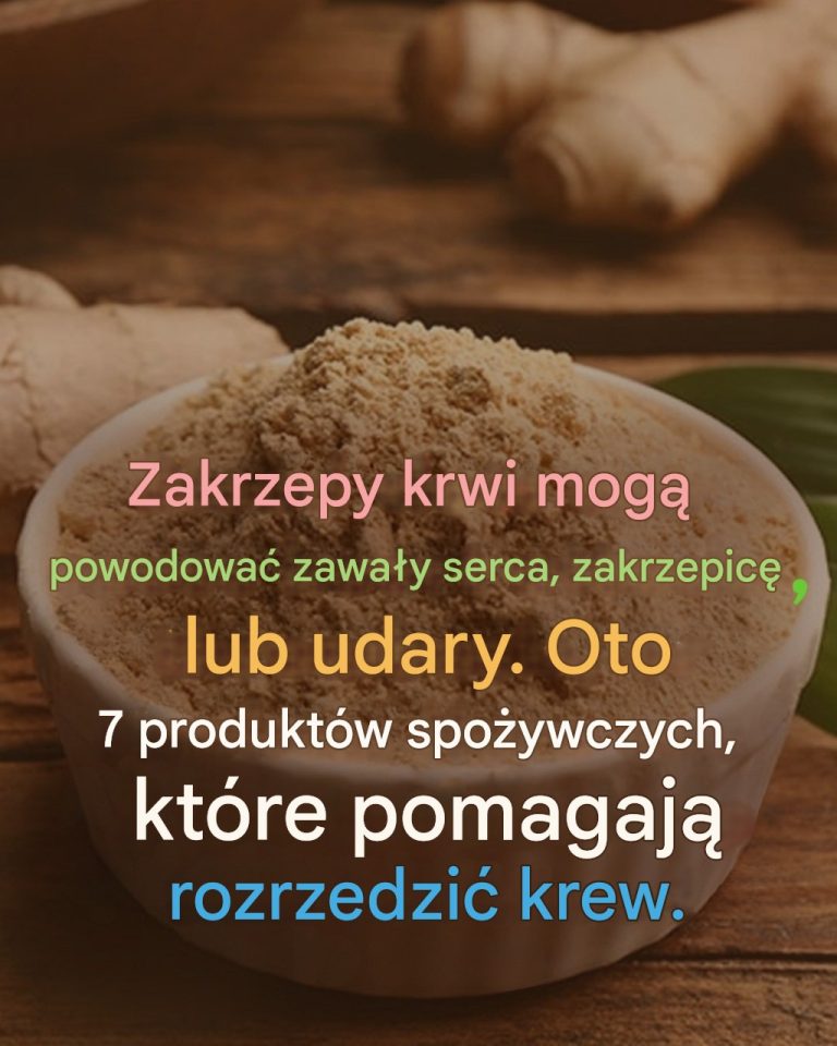 7 produktów spożywczych rozrzedzających krew, o których musisz wiedzieć