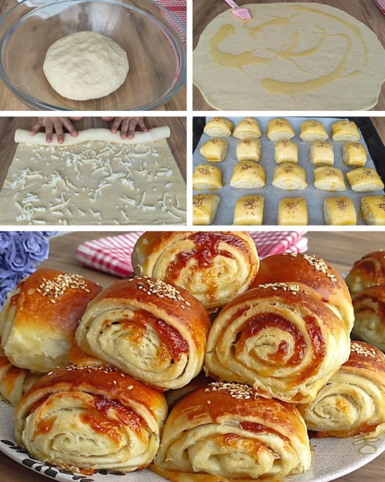 Przepis na warstwową miękką drożdżową Katmer Pogaca