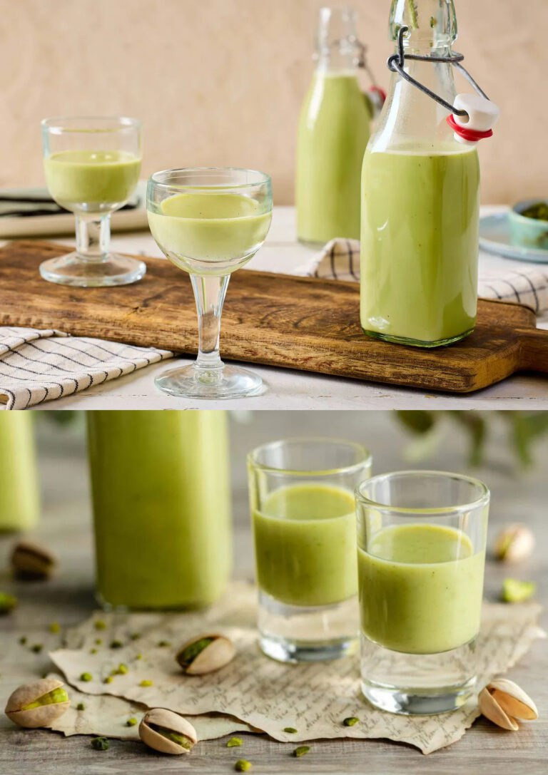 „Pistacjowa harmonia w szklance: przepis na szlachetny likier”