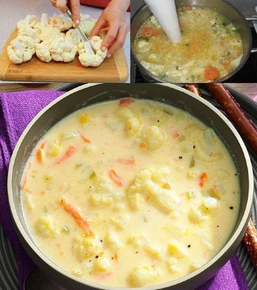 Zupa kalafiorowa z 6 składników